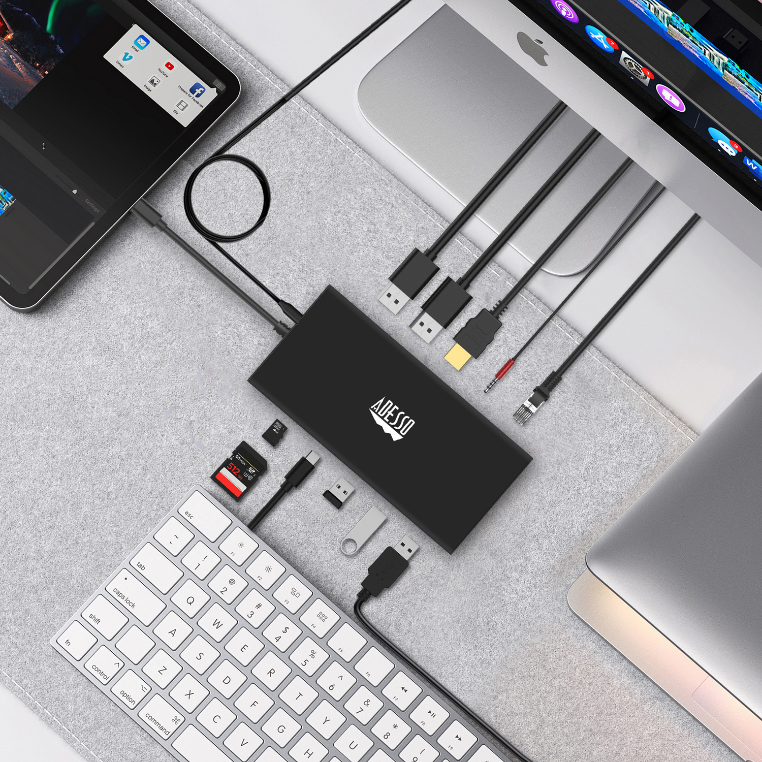 Manhattan USB C PD 12 In 1 Dockingstation Mit MST Für Drei HDMI Monitore Usb C 1 Ports Dockingstati 22921429