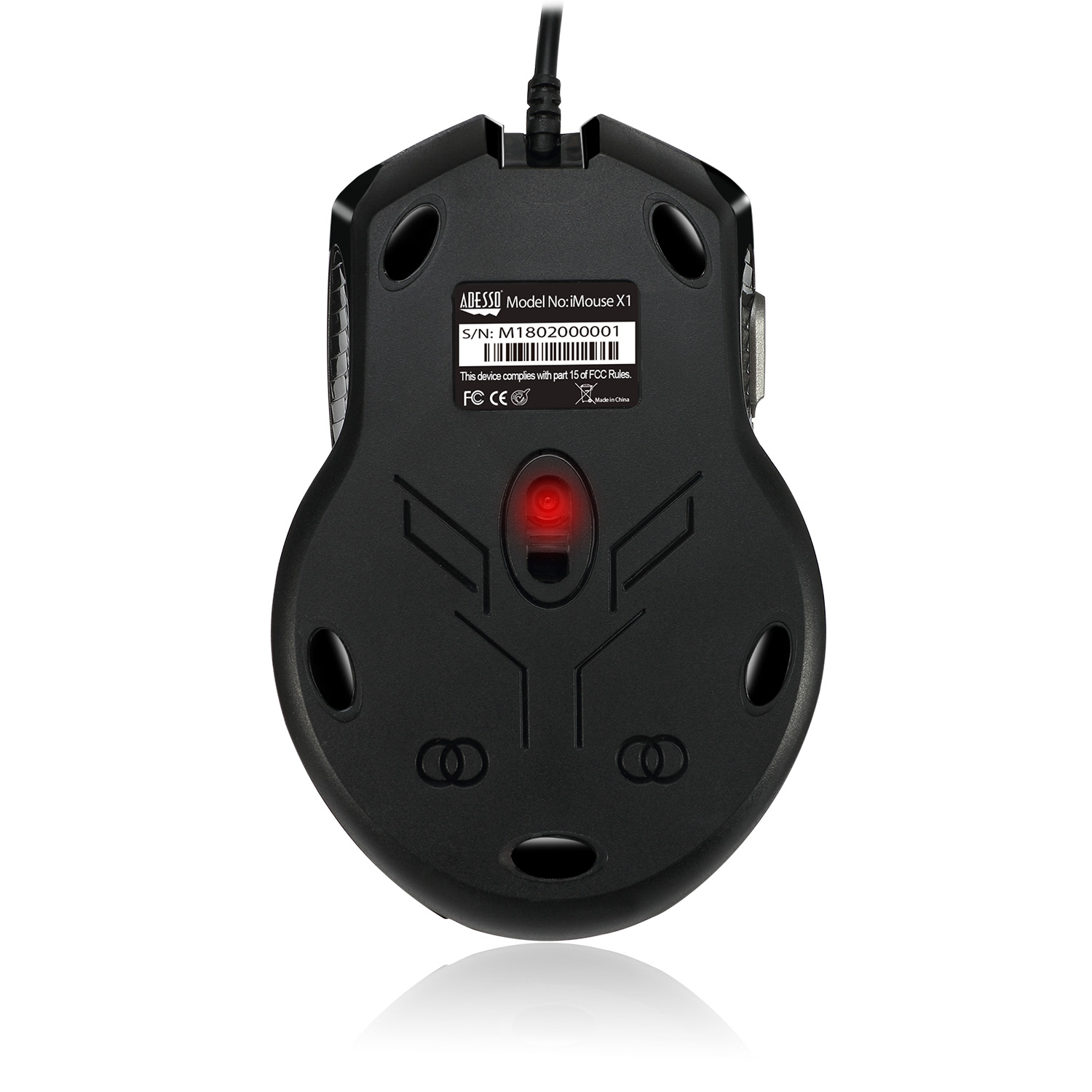 Multi-Color 6-Button Gaming Mouse - Adesso